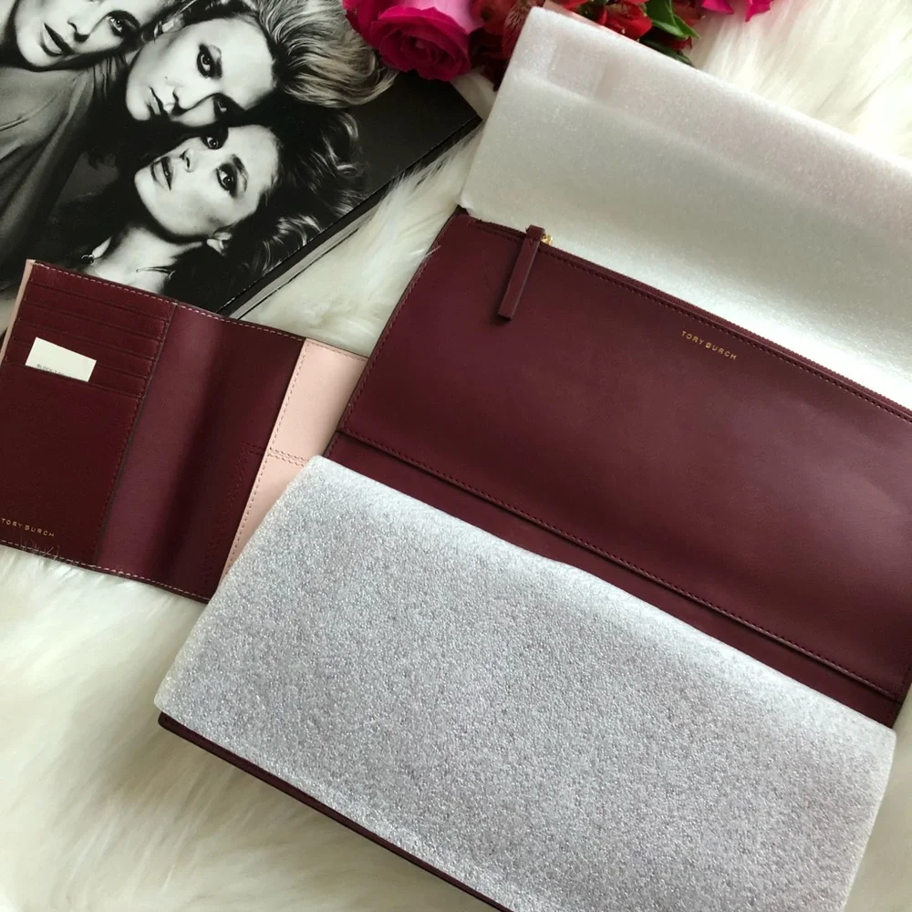 Tory Burch Block T Travel Clutch